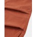 Mens Solid Color Pleated Embroidered Drawstring Waist Casual Jogger Pants