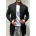 Men's Long Cardigan Sweater