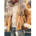 Mens Luxury Suede Leather Fur Coat